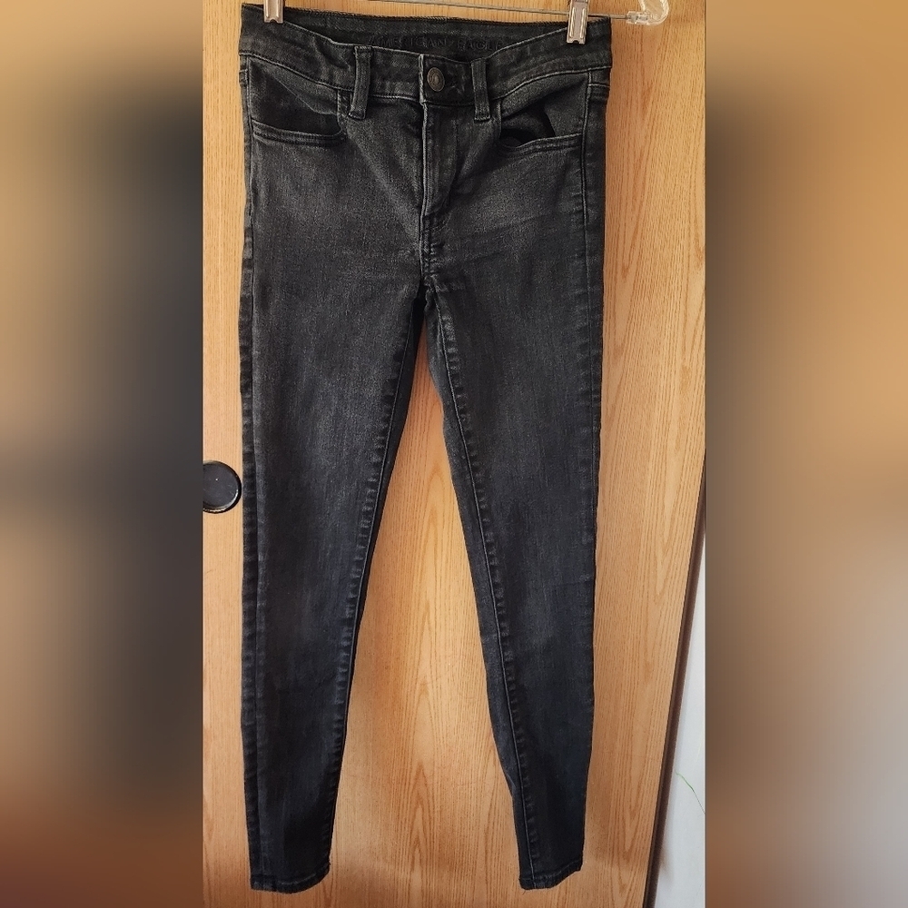 American Eagle Women's Black Jeans